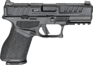 Springfield Armory EC9409BLCU Echelon  Compact Frame 9mm 10+1 4" Black Melonite Steel Barrel & Optic Ready/Serrated Steel Slide, Black Polymer Frame w/Picatinny Rail, Textured Grip