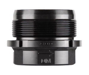 Dead Air DA456HT XEMAX Adapter Chromium-Molybdenum Heat Treated Steel Black Nitride