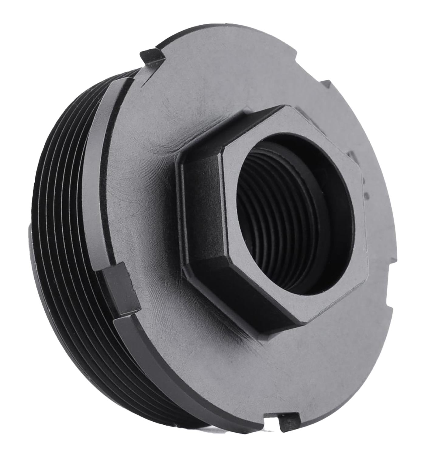 Dead Air LT303 HUB Direct Thread Mount 3/4"x24 4140 HT Alloy Steel Black Nitride