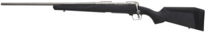 Savage Arms 57085 110 Storm Full Size 223 Rem 4+1 22" Matte Button-Rifled Barrel, Matte Drilled & Tapped Stainless Steel Receiver, AccuStock Matte Gray Synthetic Stock, Left Hand