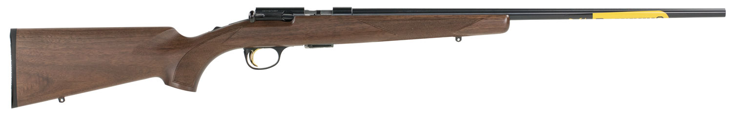 Browning 025175270 T-Bolt Sporter 17 HMR 10+1 22" Barrel, Polished Blued Steel Receiver, Satin Black Walnut Stock, Plastic Butt Plate, Optics Ready