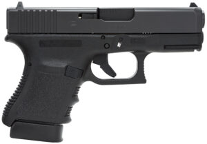 Glock PF3050201 G30 Short Frame *CA Compliant 45 ACP  3.78" Barrel 10+1, Black  Frame & Slide, Finger Grooved Rough Texture Grip, Safe Action Trigger