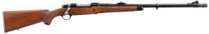 Ruger 37185 Hawkeye African Full Size 416 Ruger 3+1 23" Satin Blued Threaded Barrel, Receiver w/Integral Scope Mount, American Walnut Fixed Stock, Right Hand
