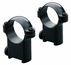 Leupold 2-Piece Solid Steel Ringmounts - Sako 30mm Super High Matte Black