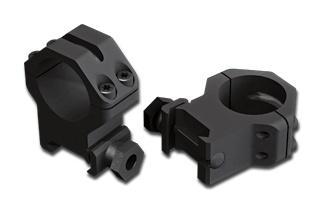 Weaver 4-Hole Skeleton Aluminum Scope Rings - Matte - 1" Medium
