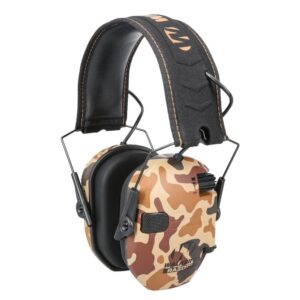 Walker's Razor Slim Electronic Ear Muffs - Duck Camo 23db
