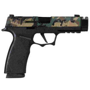 Sig Sauer P365 XMACRO TACOPS "Muilticam" Slide Handgun 9mm Luger 17rd Magazines(3) 3.7" Barrel w/Comp