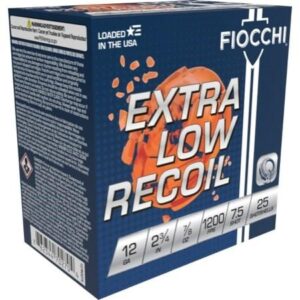 Fiocchi 12GA 2 3/4" 7/8oz #7.5 Low Recoil Trainer 25RD