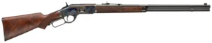 WRA M73 DLX 1/2 OCT CH LEVER RIFLE, 24",S,357/38 GRD V/VI WOOD