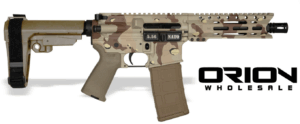 DIAMONDBACK DB15 5.56 CHOCOLATE CHIP 7" PISTOL 6" M-LOK RAIL W/SBA3 BRACE ORION EXCLUSIVE