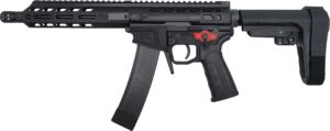 Wraithworks WARSCORP9 Side-charging AR Pistol - Black | 9mm | 8.5" Barrel | 7" M-LOK Rail | Accepts Scorpion Mags | Installed BSFIII Trigger