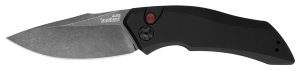 Kershaw 7500BLK Launch 4 1.90" Folding Spear Point Plain Black DLC CPM 154 SS Blade Black Aluminum Handle Includes Pocket Clip