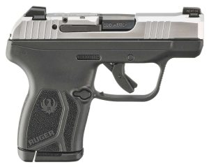 RUGER LCP MAX CALI 380ACP PISTOL 2.8" BBL STS/BLACK 1-10RD MAG CA COMPLIANT