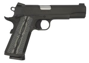 Colt Mfg O1082CCU CCU Government 9mm Luger 9+1 5" Stainless National Match Barrel, Matte Black DLC Serrated Stainless Steel Slide & Frame w/Beavertail, Black Scalloped G10 Grip, Ambidextrous