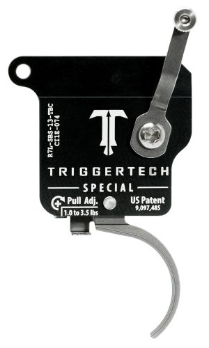 TriggerTech R7LSBS13TBC Special  Single-Stage Traditional Curved Trigger with 1-3.50 lbs Draw Weight for Remington 700 Left