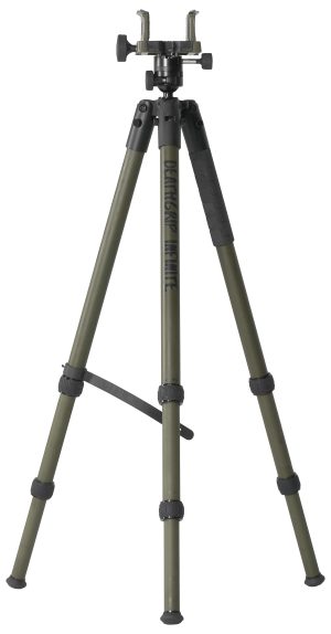 Bog-Pod 1159188 DeathGrip Infinite Tripod, Aluminum with Black/OD Green Finish, Ball Head Mount, Hybrid Foot & DeathGrip Clamping System 6.5"-59"
