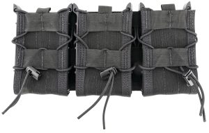 High Speed Gear 45TA00BK TACO Shingle Mag Pouch Triple Black Nylon MOLLE Compatible w/ Rifle
