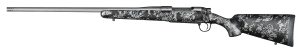 Christensen Arms 8010111900 Mesa FFT 300 Win Mag 3+1 22" Threaded Barrel, Tungsten Gray Cerakote, Black with Gray Webbing Stock, Left Hand