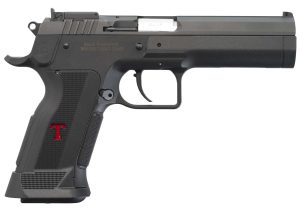 Tanfoglio IFG TFSTOCK3P40 Stock III  Full Size 40 S&W 13+1, 4.44" Black Polygonal Rifled Barrel, Black Serrated Slide, Black Polymer Frame w/Beavertail, Polymer Grip