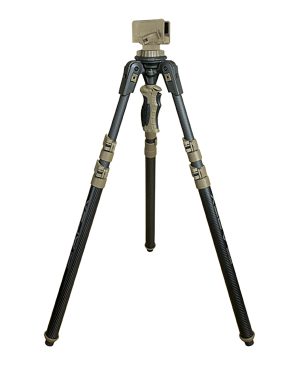 Primos 65900 Trigger Stick Apex Tripod made of Aluminum with Carbon Fiber/Flat Dark Earth Accent Finish, 28"-62" Vertical Adjustment & Rubber Feet