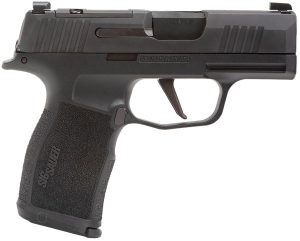 Sig Sauer 365X9BXR3P10 P365X  9mm Luger 10+1 3.10" Black Barrel, Black Nitron Optic Ready/Serrated SS Slide, Black SS Frame w/Beavertail, Black Polymer Grips