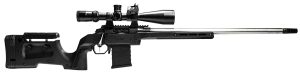 Mdt Sporting Goods Inc 104692BLK XRS Chassis Black Aluminum Core with Polymer Panels, Adj. Cheekrest, M-LOK Forend, Interchangeable Grips, AICS Mag Compatible, Fits Short Action Savage