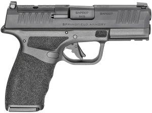 Springfield Armory HCP9379BOSP15 Hellcat Pro OSP Compact 9mm Luger 15+1 3.70" Black Melonite Steel Barrel & Optic Ready/Serrated Slide, Black Polymer Frame w/Picatinny Rail, Textured Grip