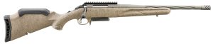 Ruger 46929 American Ranch Gen II Full Size 308 Win 3+1 16.10" Cobalt Cerakote Spiral Threaded Barrel, Picatinny Rail Steel Receiver, Flat Dark Earth Splatter Adj Comb Synthetic Stock