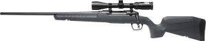 Savage Arms 32214 Axis 2 XP Combo 30-06 Springfield 4+1 22" Black Sporter Barrel, Black Drilled & Tapped Steel Receiver, Fixed Gray Synthetic Stock, Left Hand, Boresighted 3-9x40