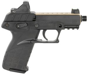 Kel-Tec P17TANBLKOPTIC P17  22 LR 16+1 3.80" w/Optic & Holster Tan/Black