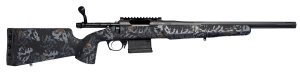 Horizon Firearms RF015P221814T21 Villain  22 Creedmoor 18" Black Fluted Threaded Barrel, Black Picatinny Rail Steel Receiver, Iota EKO Carbon Fiber Stock