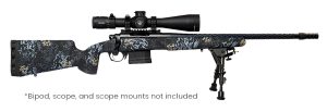 Horizon Firearms RF017S472214T19 Vandal Prime 25 Creedmoor 22" Black Spiral Fluted Threaded Barrel, Drilled & Tapped Receiver, Textured Iota EKO Carbon Fiber Stock