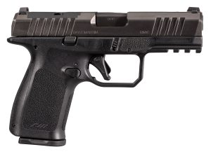 Rost Martin RM1CBLKOSP10CA RM1C *CA Compliant 9mm Luger 10+1 4" Black Compensated Match Grade Barrel, Black Tenifer Optic Ready/Serrated Steel Slide, Black Textured Grip