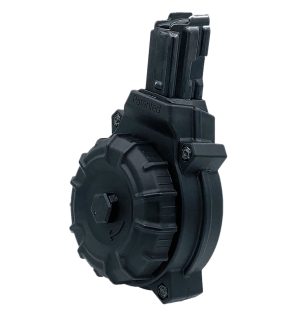 ProMag DRMA106 50rd Drum 9mm Fits H&K MP5/PTR9 Black