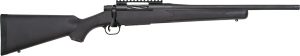 Mossberg 28231 Patriot Carbine 450 Bushmaster 5+1 18" Matte Blued Threaded Bull Barrel, Matte Blued Picatinny Rail Receiver, Black Fixed Synthetic Stock