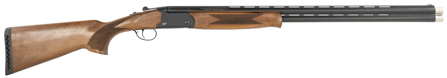 Gforce Arms GF5B1228 GF5 Filthy Pheasant Full Size 12 Gauge Break Open 3" 2rd 28" Black Over/Under Vent Rib Barrel, Black Aluminum Receiver, Fixed Turkish Walnut Stock, 5 Chokes