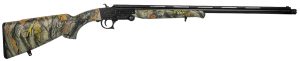 ATI ATIG12NMD23C Nomad 12 Gauge Break Open 3" 1 Shotgun Shell, 23" Matte Black Single Shot Vent Rib Barrel, Matte Black Receiver, Camo Fixed w/Saddle Mount Synthetic Stock