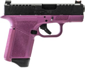 Gforce Arms GF932512PIB Rapture Sub-Compact Frame 9mm Luger 12+1 3.25" Black Steel Barrel, Black Steel Optic Cut/Serrated Slide, Pink Cerakote Polymer Frame, Shield RMSc/RMR Footprint