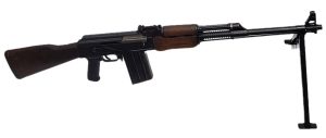 Riley Defense Inc RAK308RPK RPK  308 Win 20+1 22" Blued Threaded Barrel, Blued Receiver, Fixed Wood Stock, Black Polymer Grip, Bayonet Lug, Bipod