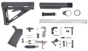 Dpms Panther Arms DP51655109854 MOE PPT Lower Build Kit AR-15 Includes Black Magpul Grip & Magpul MOE Black Stock