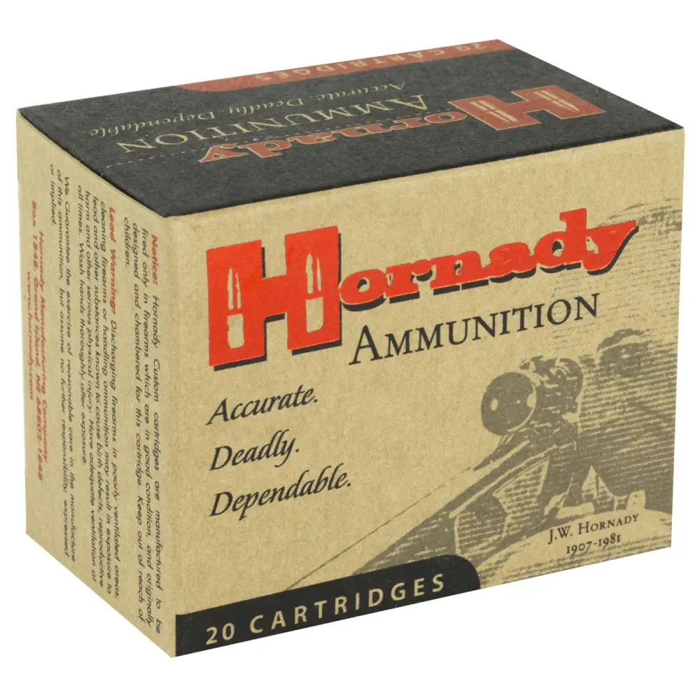 HORNADY CUSTOM 480 RUGER 325G XTP JHP 20RD BX 200RD CASE
