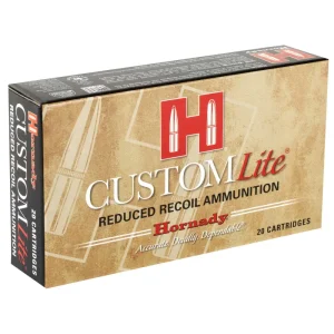 HORNADY CUSTOM LITE 308WIN 125G SST 20RD BX 200RD CASE