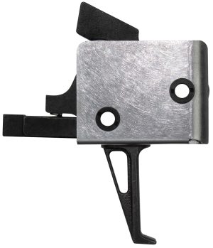 CMC Triggers 91503 Drop-In Single-Stage Flat Trigger w/ 3-3.50 lbs Draw Weight & Black/Silver Finish