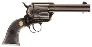 Chiappa Firearms 340250 SAA 1873  Medium Frame 22 LR 6 Shot, 4.75" Blued Steel Barrel, Cylinder & Frame, Black Plastic Grip, Exposed Hammer
