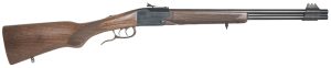 Chiappa Firearms 500111 Double Badger  Full Size 22 WMR 2rd, 19" Blued Barrel & Receiver, Beechwood Folding Checkered Stock, Right Hand