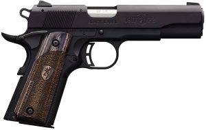 Browning 051814490 1911 Black Label Full Size Frame 22 LR 10+1, 4.25" Stainless Steel Barrel, Matte Black Serrated Slide & Polymer Frame w/Beavertail, Right Hand