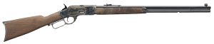 Winchester Guns 534217140 Model 1873 Sporter 44-40 Win 13+1 Cap 24" Octagon Barrel Color Case Hardened Rec Satin Oiled Walnut Fixed Straight Grip Stock Right Hand (Full Size)