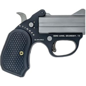 Stinger FireBall Derringer .380 Auto 2rd Capacity 3" Matte Stainless Barrel  Aluminum Frame B6 Grips