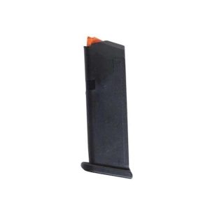 Glock Factory Handgun Magazine for G20 Black with Orange Follower 10mm 15/rd Bulk