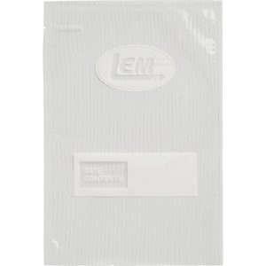 LEM Products MaxVac Quart Vacuum Bags - 8"x12" 100/ct